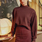 VARSITY 2.0 BURGUNDY BOXY SWEATSHIRT