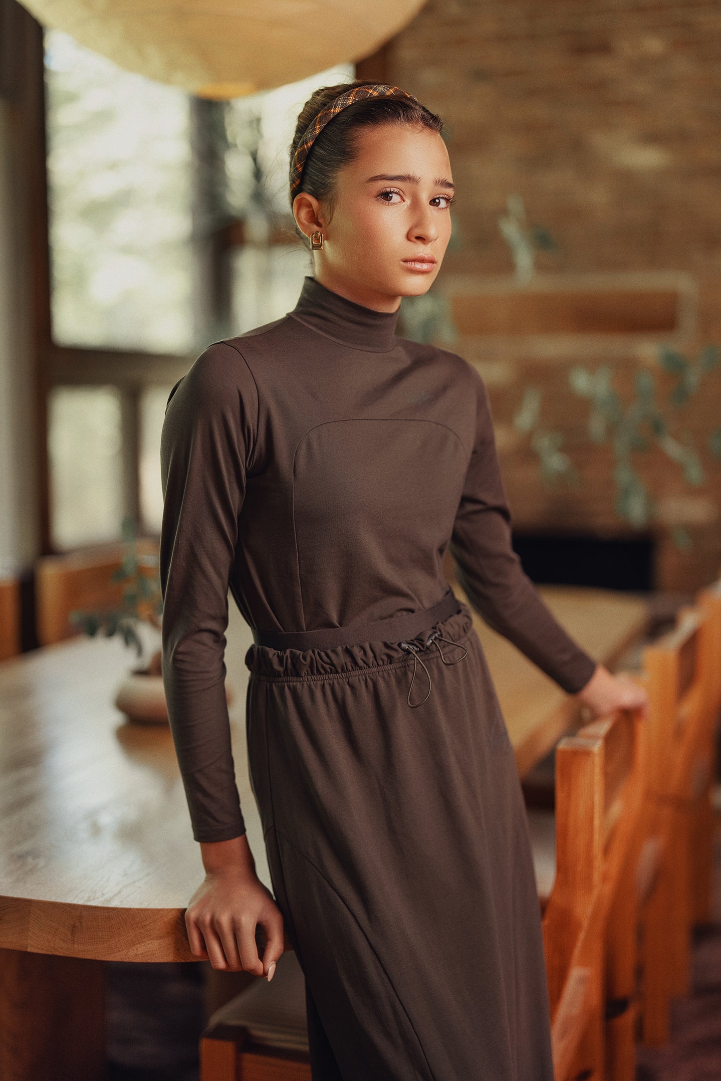 VARSITY 2.0 HUNTER COTTON TURTLENECK