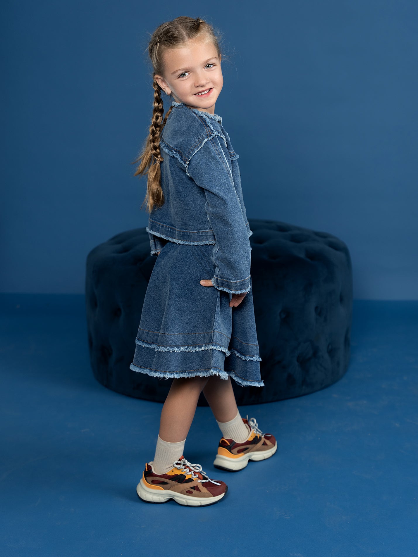 Chosen By Fifi & Annie The Stretch Denim Mini Skirt | Blue Denim BEST