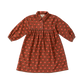 WANDER & WONDER ORANGE FLORAL DRESS