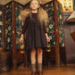 PIP + PIO BURGUNDY WOOL BUTTON WAISTED JUMPER