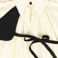 TREE HOUSE IVORY STRIPED BLOUSE DRESS [Final Sale]