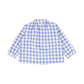 BIRINIT PETIT BLUE GINGHAM BLOUSE [Final Sale]