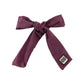 LOUD PURPLE LOGO BOW [FINAL SALE]
