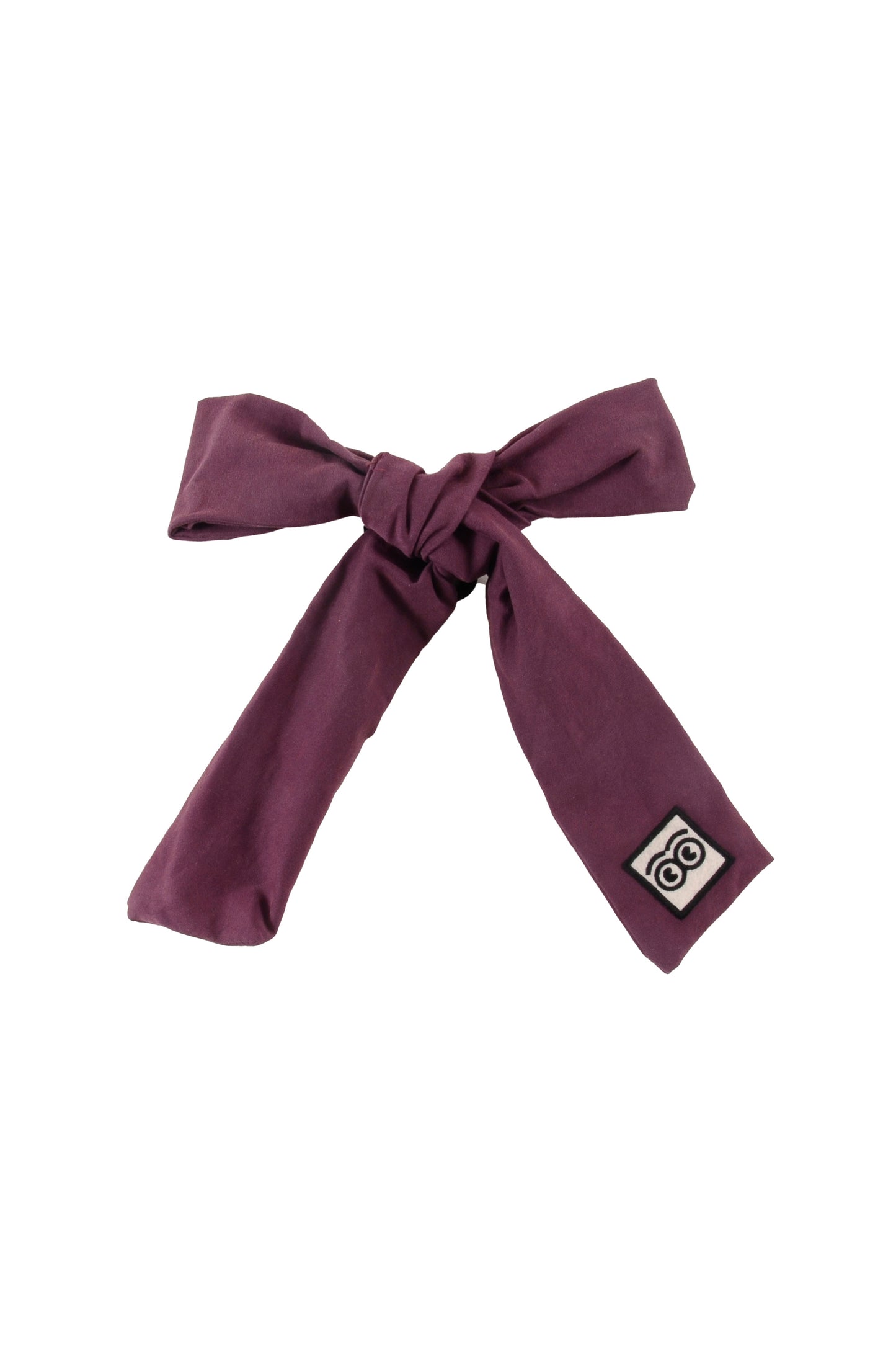 LOUD PURPLE LOGO BOW [FINAL SALE]