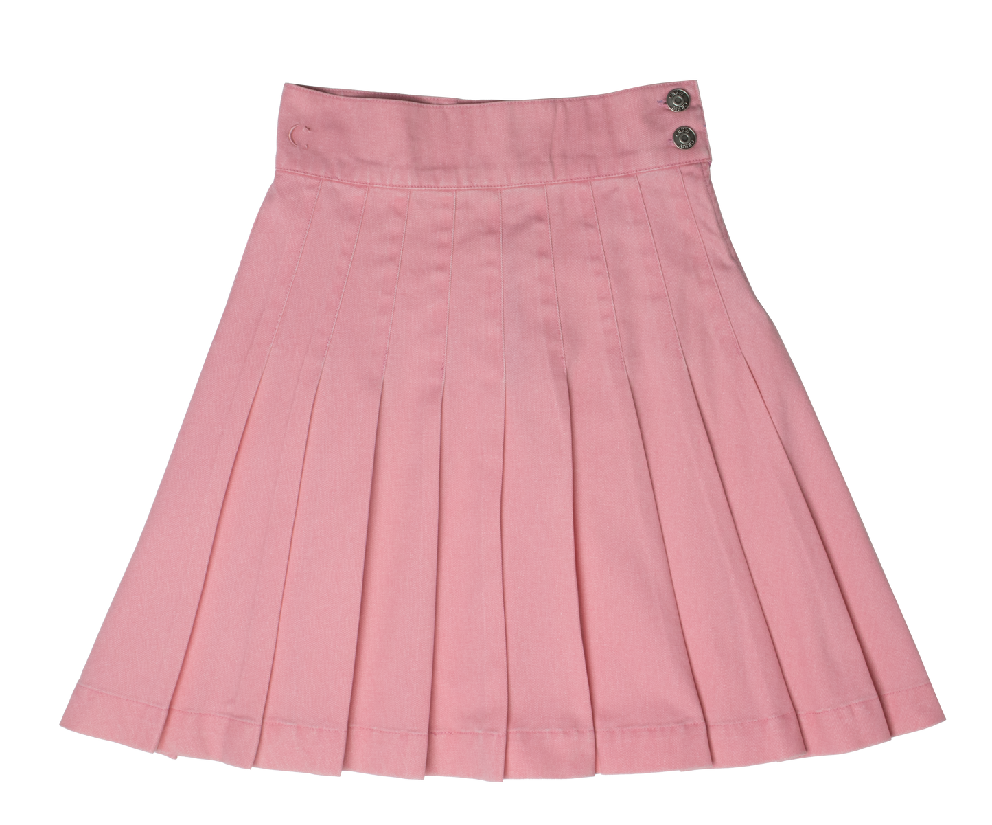 CREW KIDS PINK DENIM PLEATED SKIRT