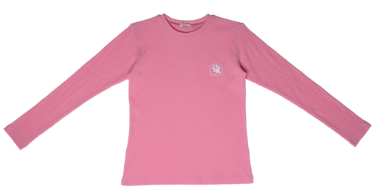 CREW KIDS PINK RIBBED T-SHIRT