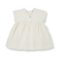 1 + IN THE FAMILY IVORY V NECK WAISTED DRESS [FINAL SALE]
