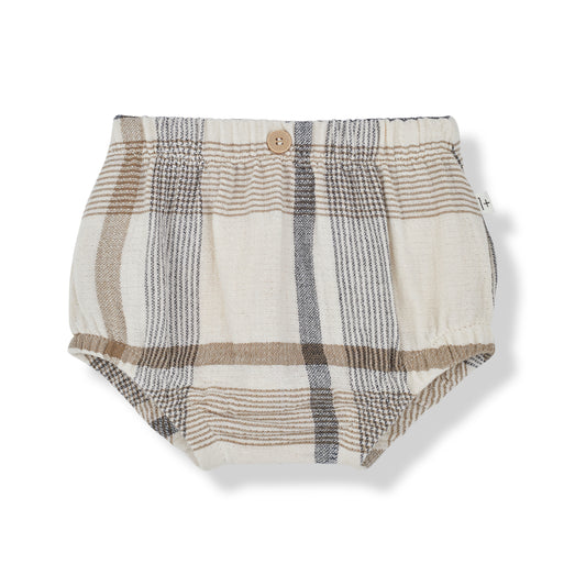1 + IN THE FAMILY BROWN PLAID BLOOMER