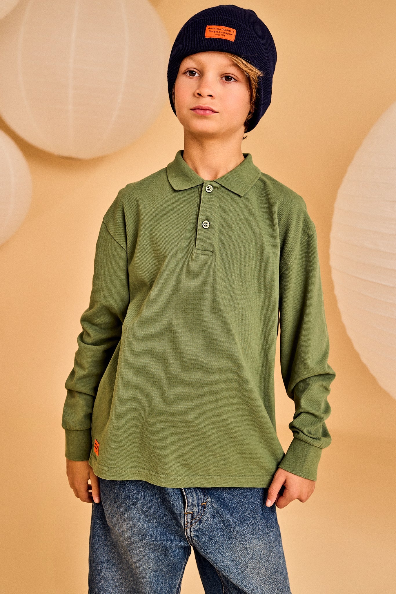 A076 HUNTER GREEN POLO SHIRT