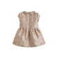 CERA UNA VOLTA DUSTY PINK BROCADE FLORAL CLUSTER DRESS
