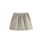 CERA UNA VOLTA CREAM/GREEN WREATH FLORAL SKIRT