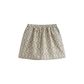 CERA UNA VOLTA CREAM/GREEN WREATH FLORAL SKIRT