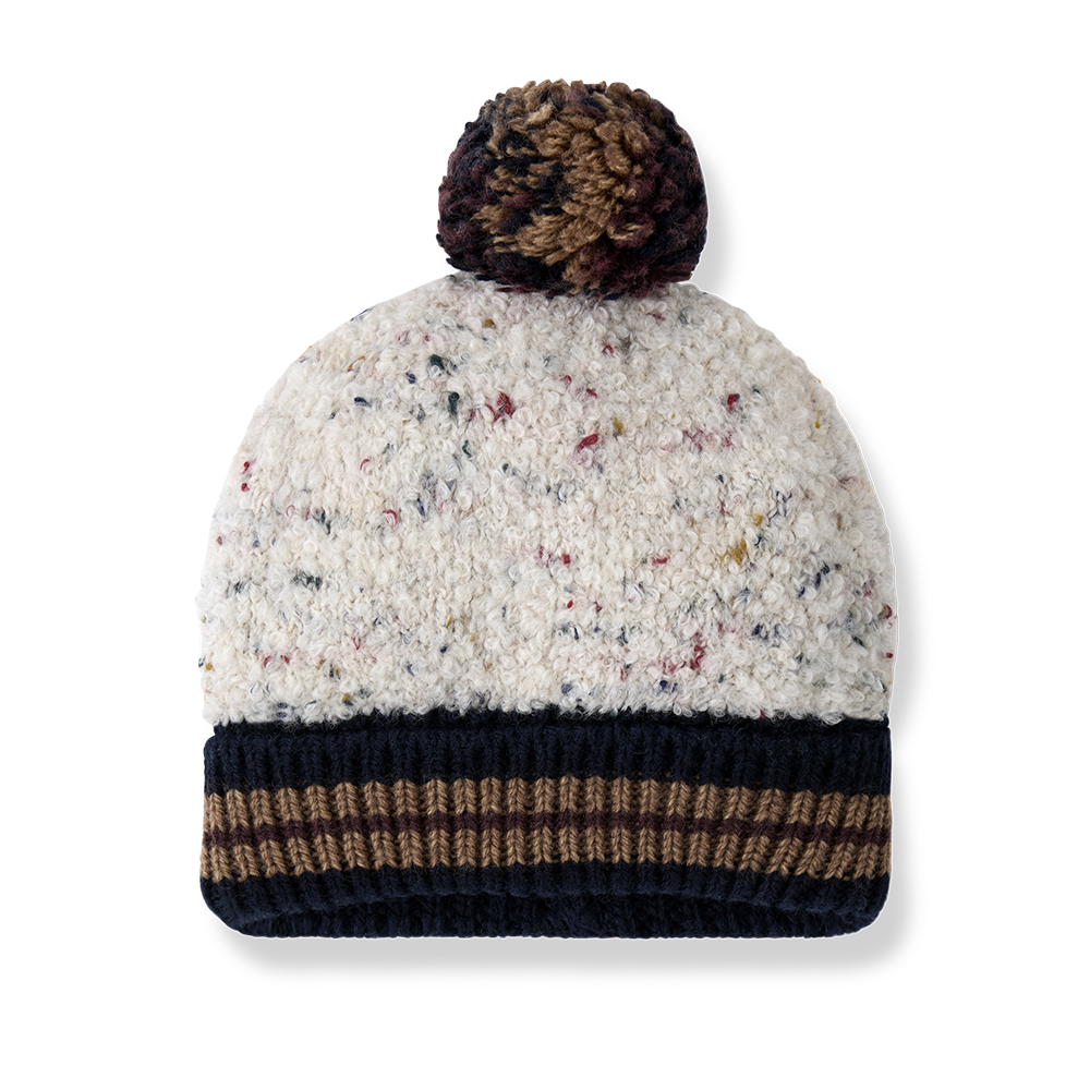 1+ IN THE FAMILY ECRU SPECKLED BEANIE