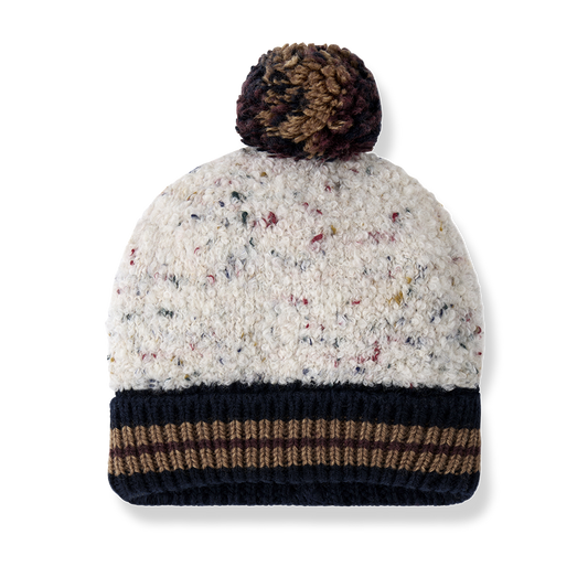 1+ IN THE FAMILY ECRU SPECKLED BEANIE