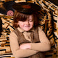 LE BOURDON CAMEL PLAID DOUBLE BREASTED VEST