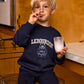 LE BOURDON NAVY TEDDY EMBROIDERED SWEATSHIRT SET