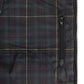 SCOTCH BONNET GREEN FUR TRIM PLAID PUFFER COAT