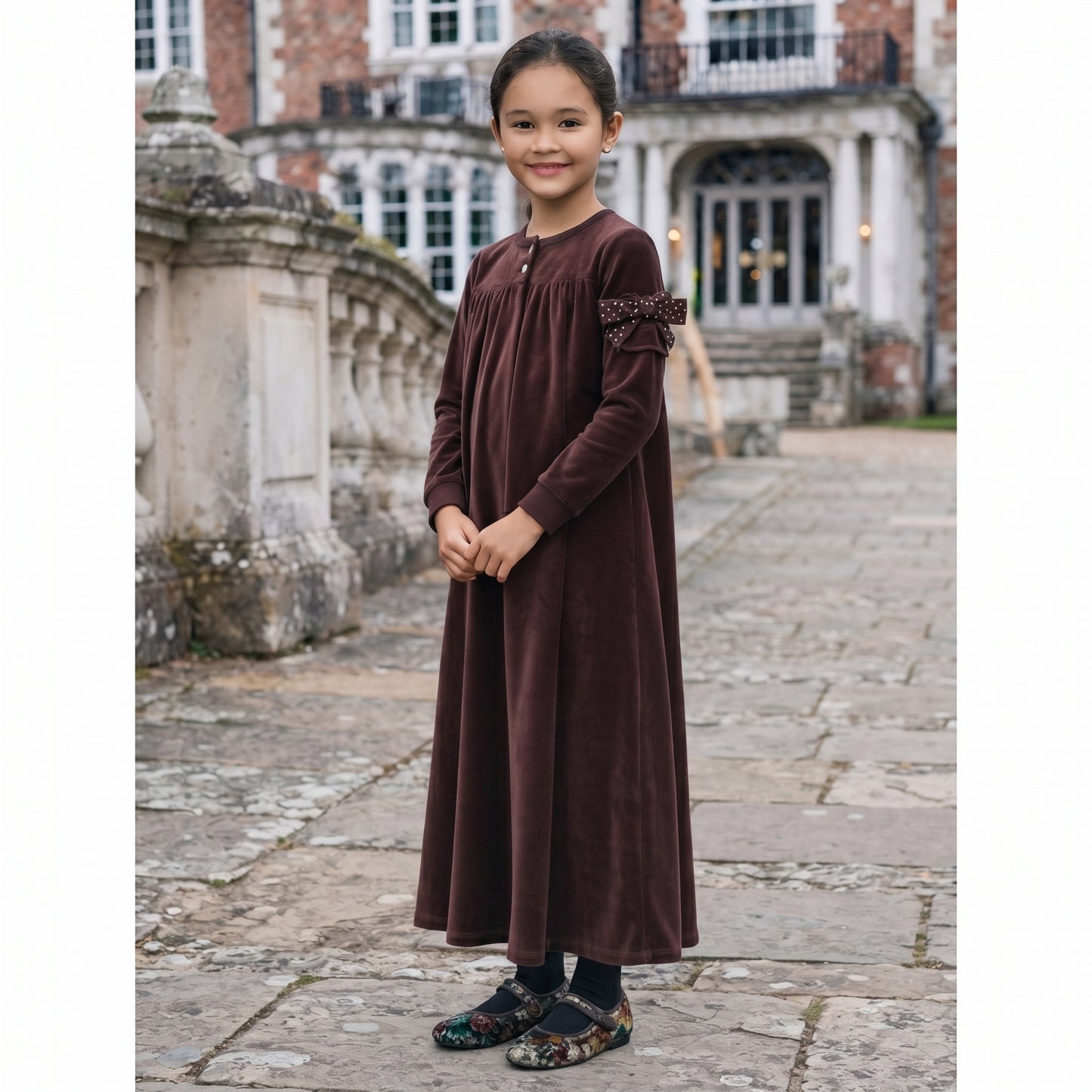 BOPOP BURGUNDY RHINESTONE STUDDED BOW MAXI DRESS