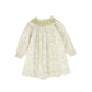 BAYBALA BEIGE/GREEN FLORAL SMOCKED DRESS