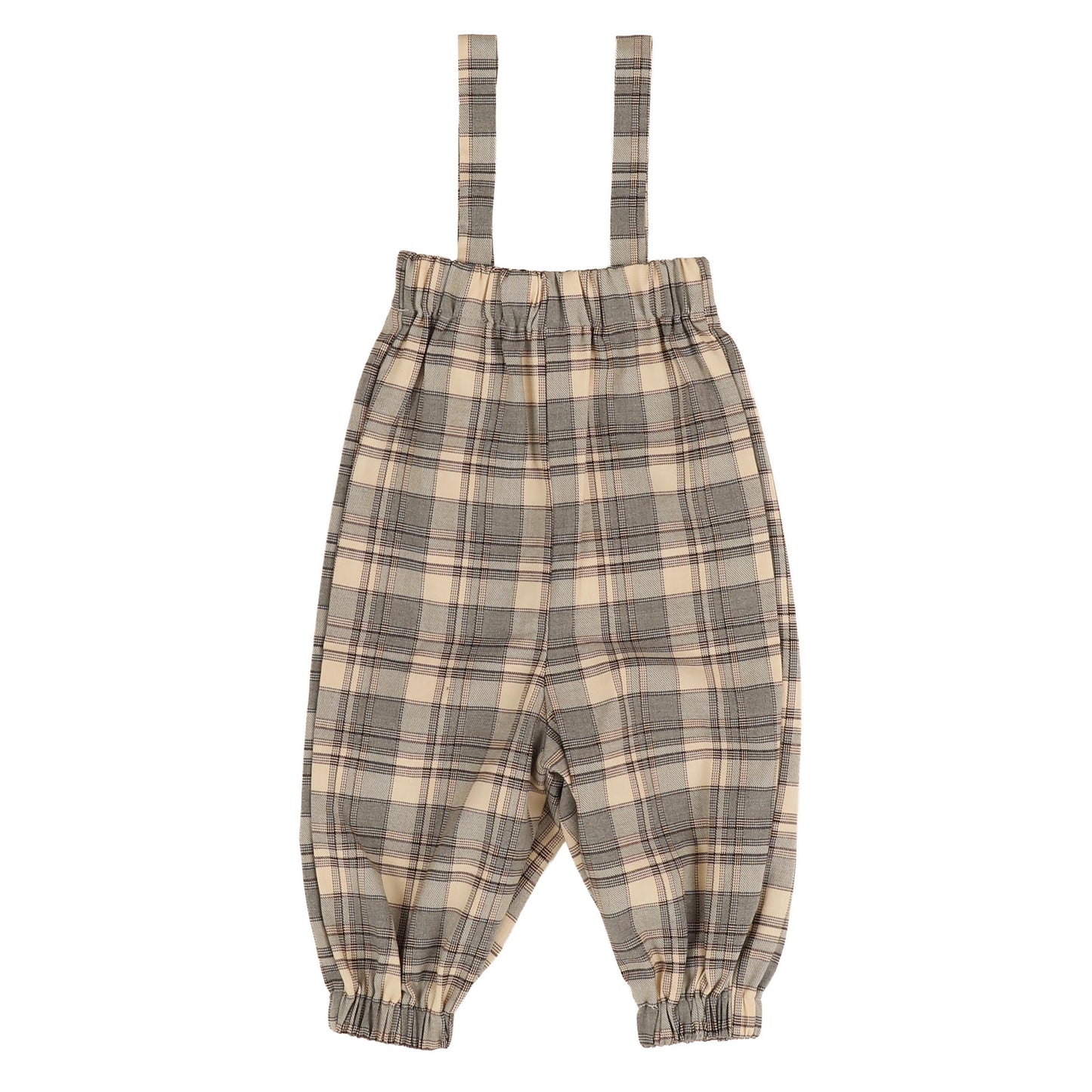 BELATI BLUE PLAID OVERALLS
