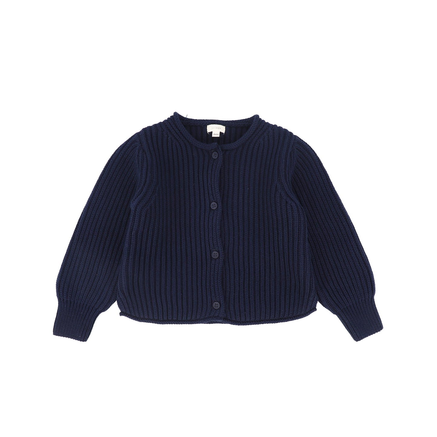 LIL LEGS NAVY KNIT CARDIGAN