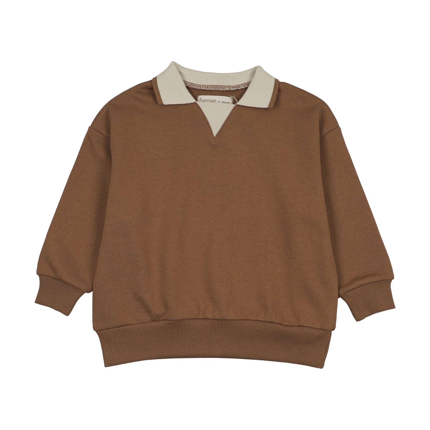 FARREN + ME AMBER CONTRSAST COLLAR POLO