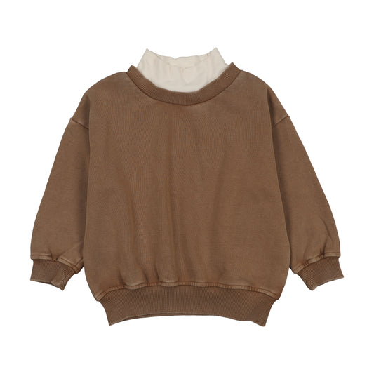 FARREN + ME AMBER OVERSIZED TURTLENECK SWEATSHIRT