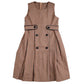 BELATI WINE HOUNDSTOOTH DOUBLE BREASTED DRESS