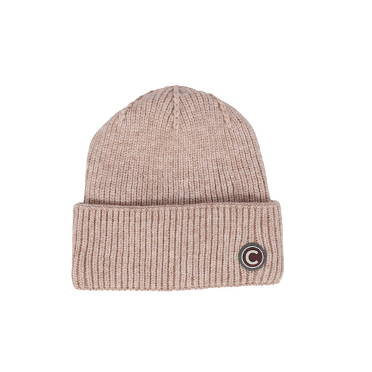 COLMAR PINK KNIT FOLD OVER BEANIE