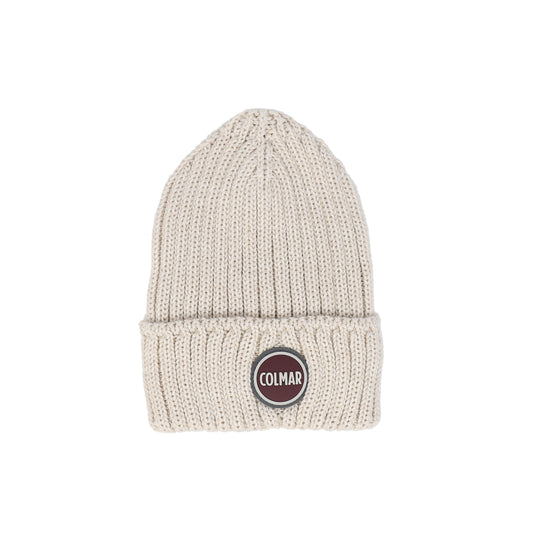 COLMAR BEIGE KNIT FOLD OVER BEANIE