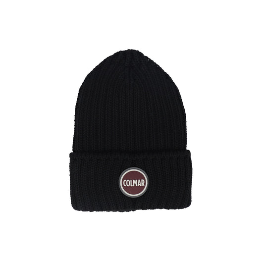 COLMAR BLACK HEAVY KNIT BEANIE