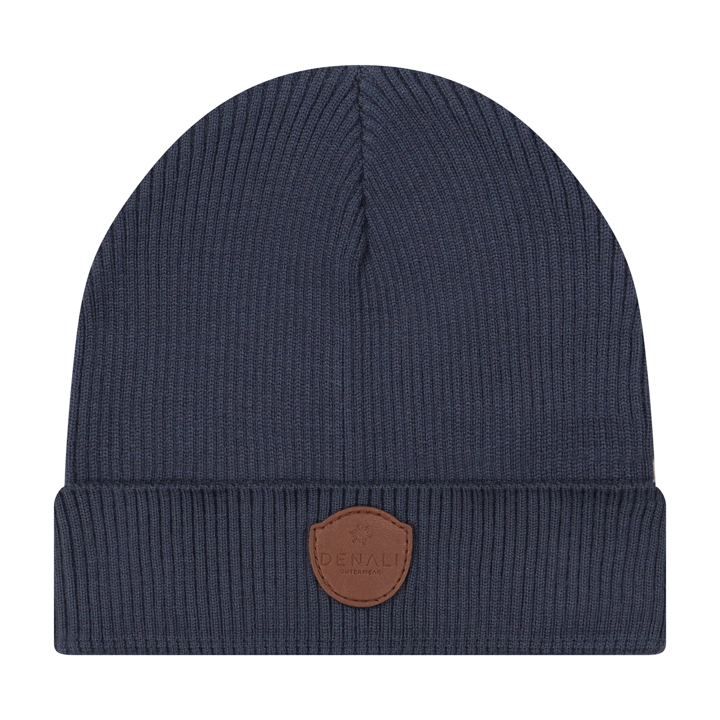 DENALI OCEAN BLUE RIBBED KNIT BEANIE
