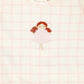 BEBE JOLEE PINK CHECKED DOLL RIBBED FOOTIE