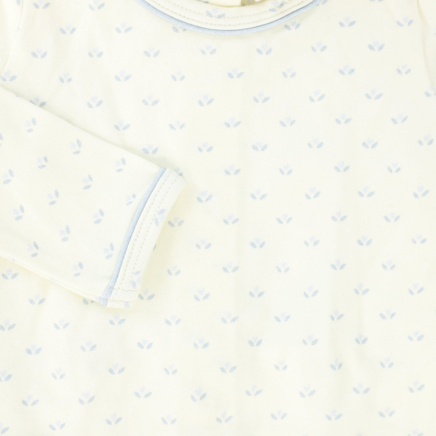 BEBE JOLEE BLUE TULIP PRINT FOOTIE