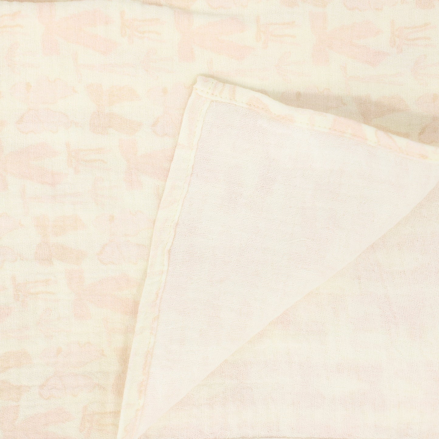 BEBE JOLEE PINK MUSLIN BOW DESIGN SWADDLE