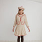 BEBE ORGANIC BEIGE TEXTURED KNIT SKIRT