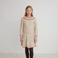 BEBE ORGANIC BEIGE TEXTURED KNIT RUFFLE COLLAR SWEATER