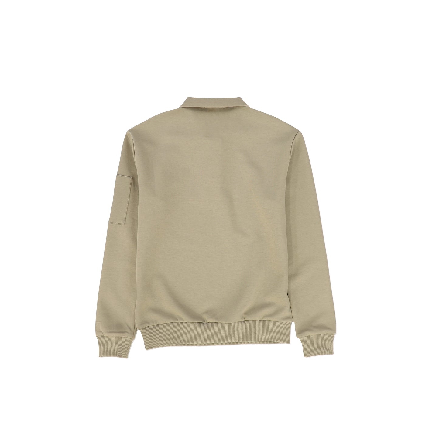 3 BUTTONS TAN SWEATSHIRT POLO [FINAL SALE]