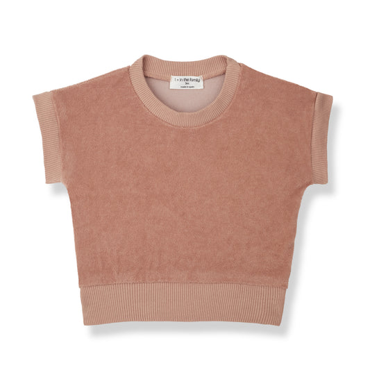 1 + IN THE FAMILY APRICOT SS TEE