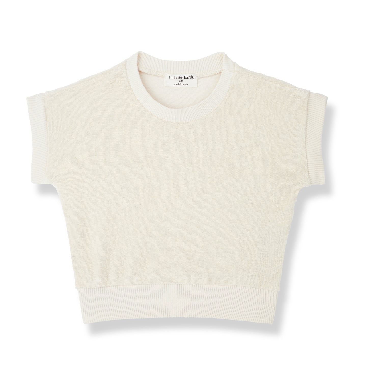 1 + IN THE FAMILY IVORY SS TEE [FINAL SALE]