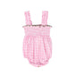 BIRINIT PETITE PINK FLORAL STRIPED ROMPER