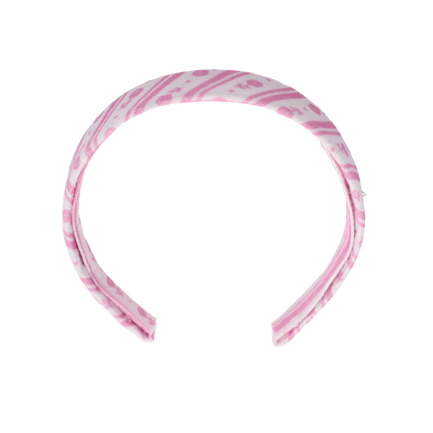 BIRINIT PETITE PINK FLORAL STRIPED HEADBAND