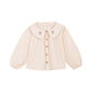 BIRINIT PETIT CREAM EMBROIDERED COLLAR BLOUSE