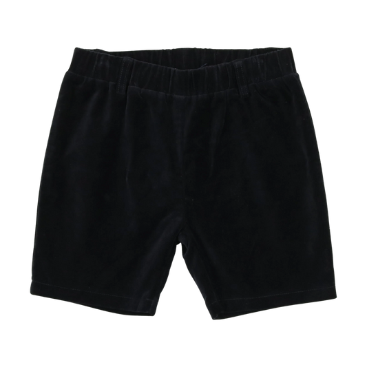 ANALOGIE BLACK VELVET SHORTS