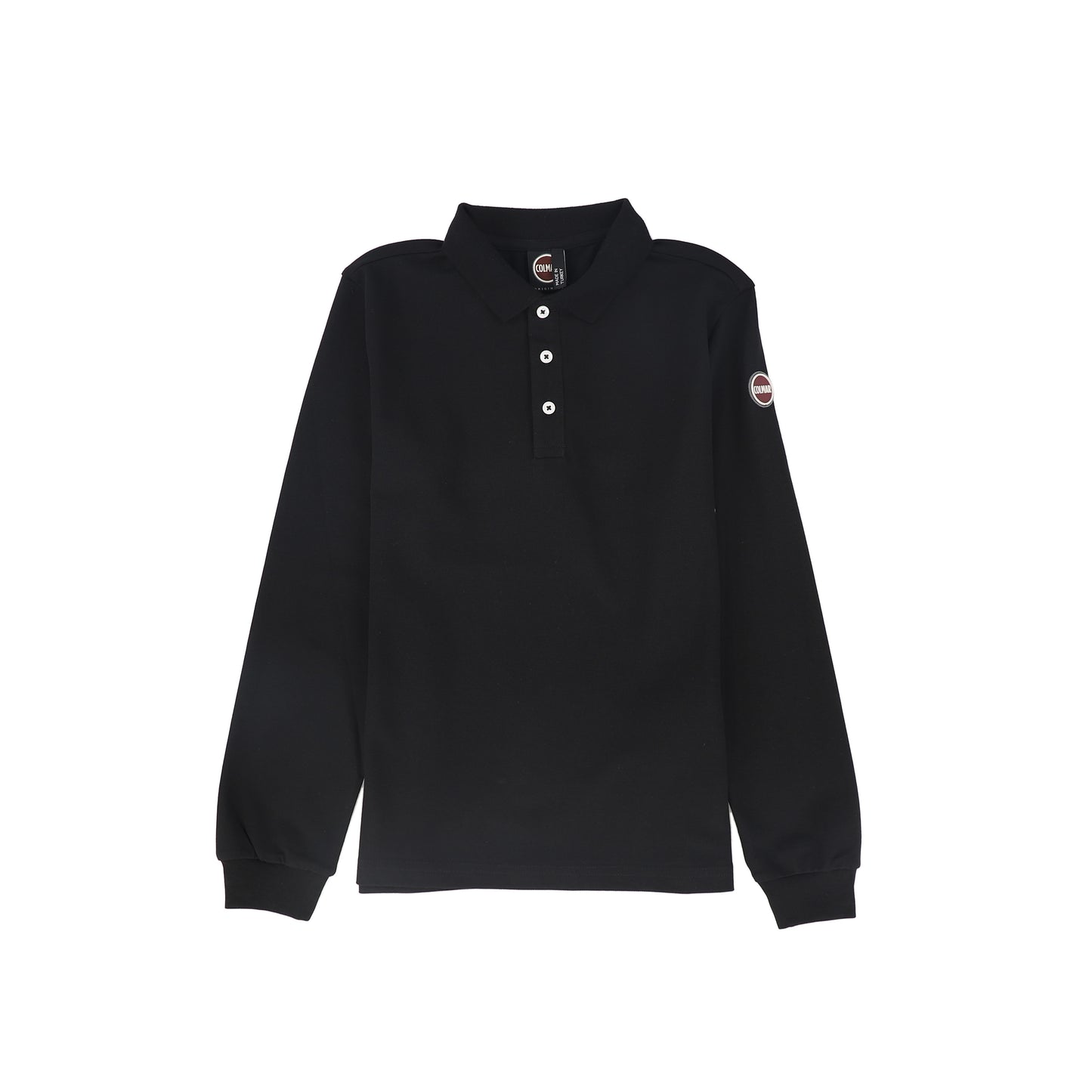 COLMAR BLACK L/S POLO T-SHIRT