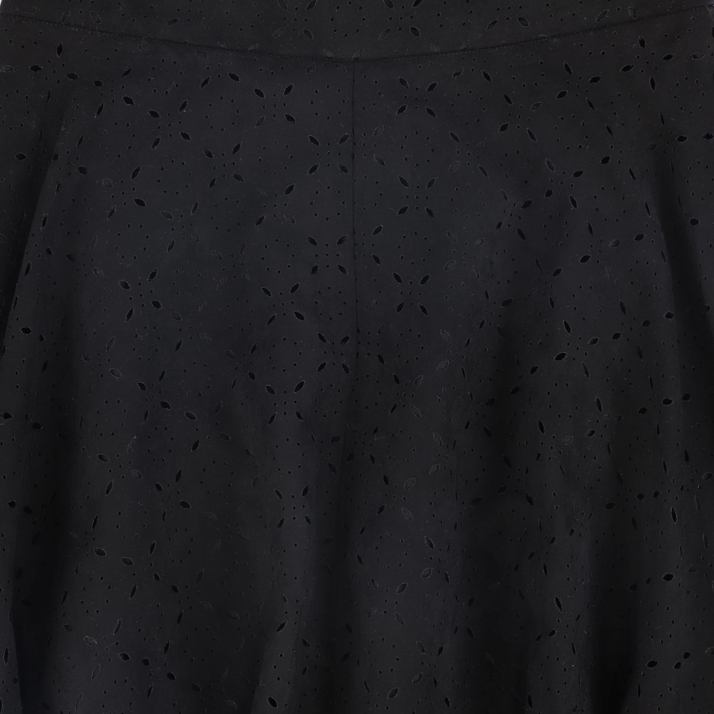 VALENTINA BLACK FLOWER CUTOUT SKIRT