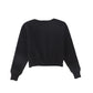 BAMBOO BLACK KNIT BUTTONED BLAZER