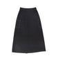BACE COLLECTION BLACK PRINTED DENIM MAXI SKIRT
