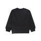 DKNY BLACK STACKED LOGO PULLOVER SWEATSHIRT